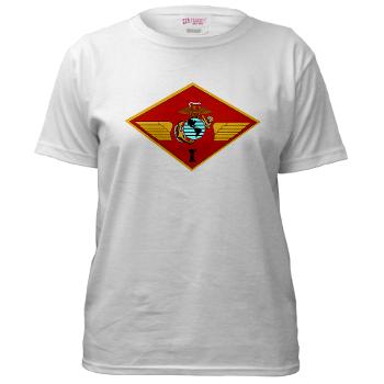 1MAW - A01 - 04 - 1st Marine Aircraft Wing with Text - Women's T-Shirt